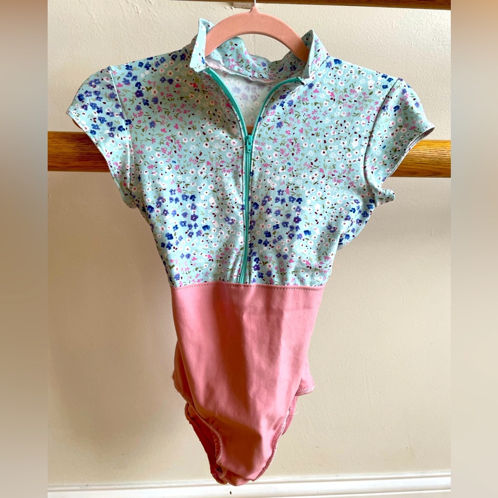 Floral Open Back Leotard - like Elevé